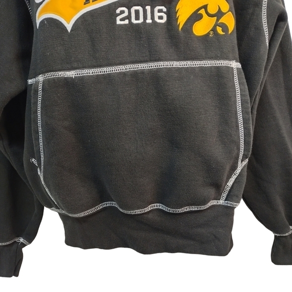 Signature Rose Bowl Iowa Hawkeyes Unisex Black Hoodie Size L - Picture 5 of 10